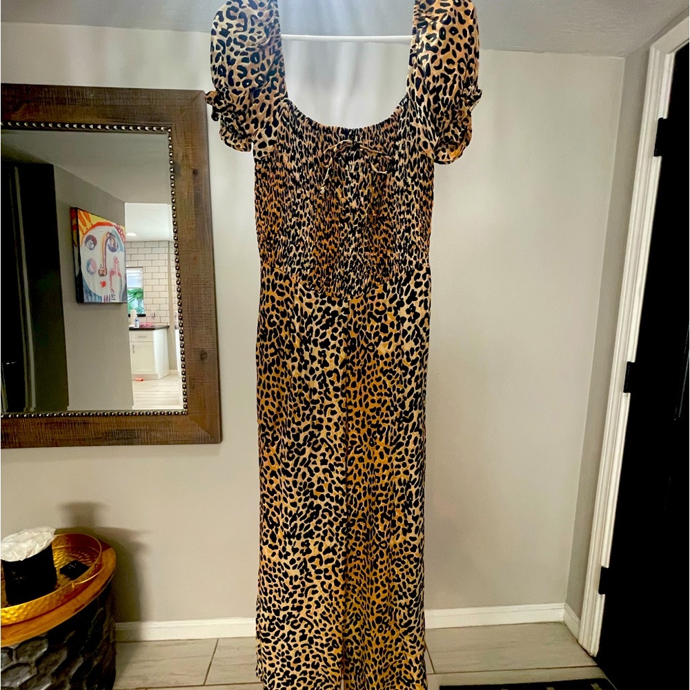 Faithful The Brand Jumpsuit size Large Leopard